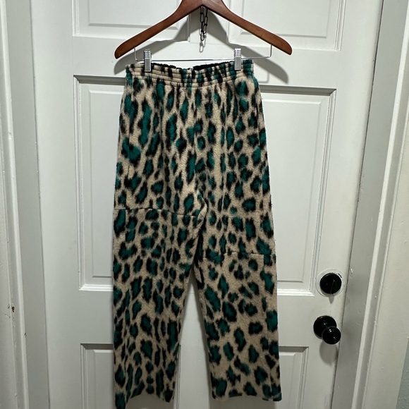 MM6 Maison Margiela Animal Print Wide Leg Pants Size 38 US 2 - Picture 3 of 7